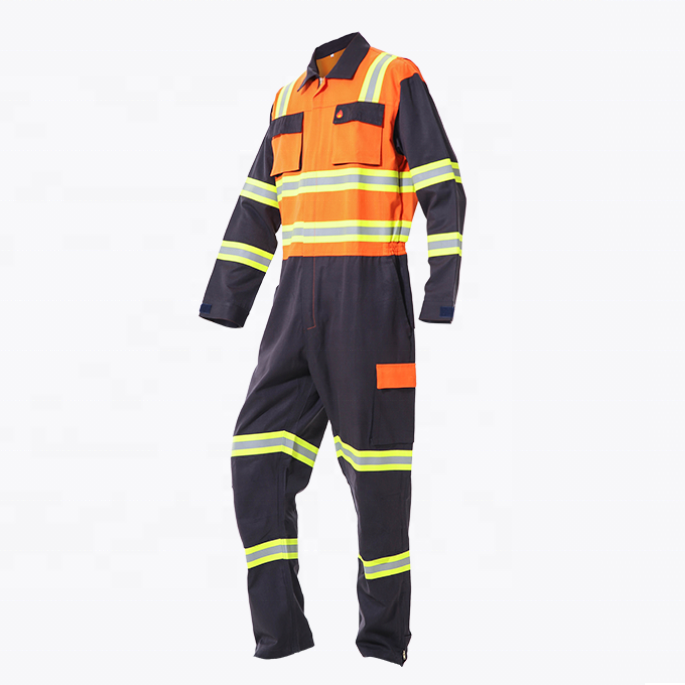 Working Uniform Workwear Reflective Safety Overall Coverall Working Clothes Custom Logo Antistatic ESD workwear clothes suit