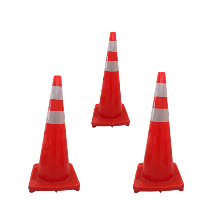 Traffic Cone Rubber Low price Traffic Cone Factory Direct Supply Base Plastic Manufacture Flexible PVC Safety Used Traffic Cone