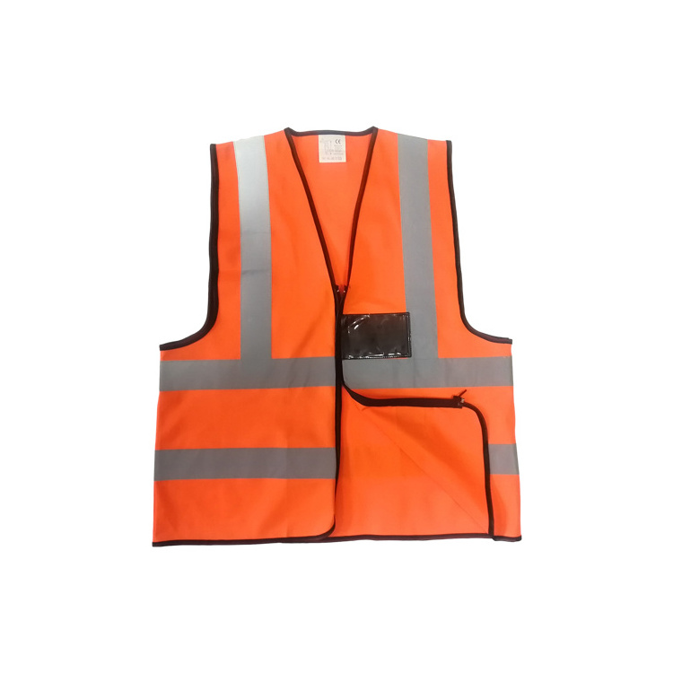 High visibility cycling safety men's vests with reflective strips  for work blue safety vest