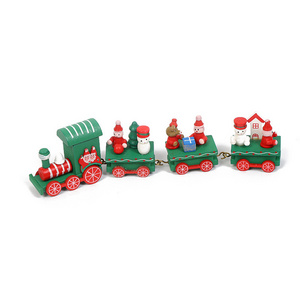 Christmas ornament christmas wooden train