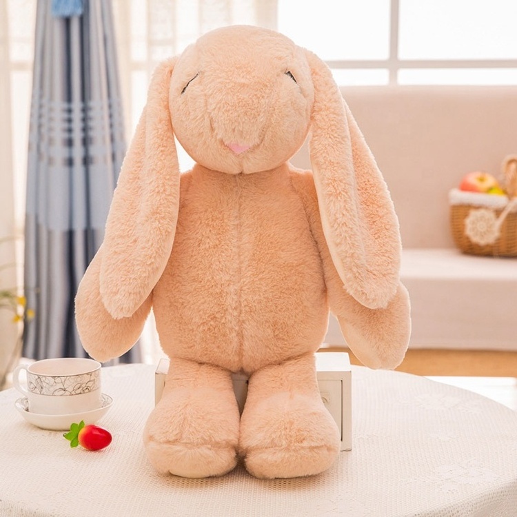 Long ears easter bunny plush toy