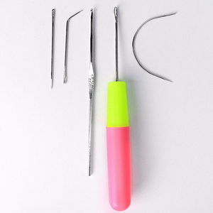 Latch Hook Crochet Needle Comb Hair Clip Set for Kids Adults Braid Hair and Hair Extension