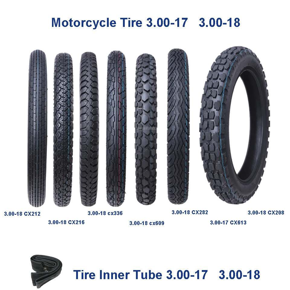 Factory wholesale Cheap Motorcycle tire 17 Inner tube Tricycle tire Atv tire 300-10 300-17 300-18 400-8 350-10 90/100-14 16x8-7