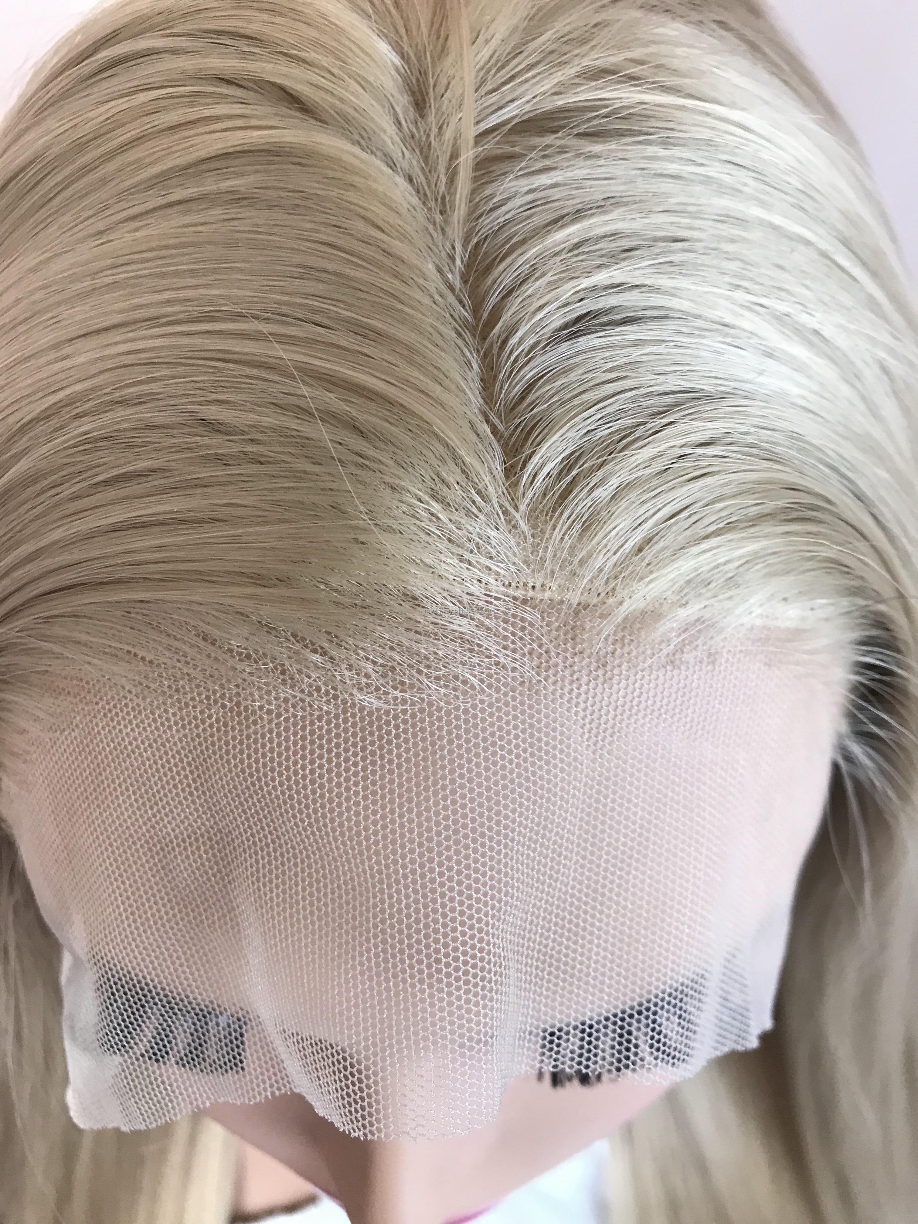 Long 103#Honey Blonde Silky Straight Synthetic T Part 13*3 Lace Front Wigs For Women Glueless Synthetic Lace Front Wig Natural H