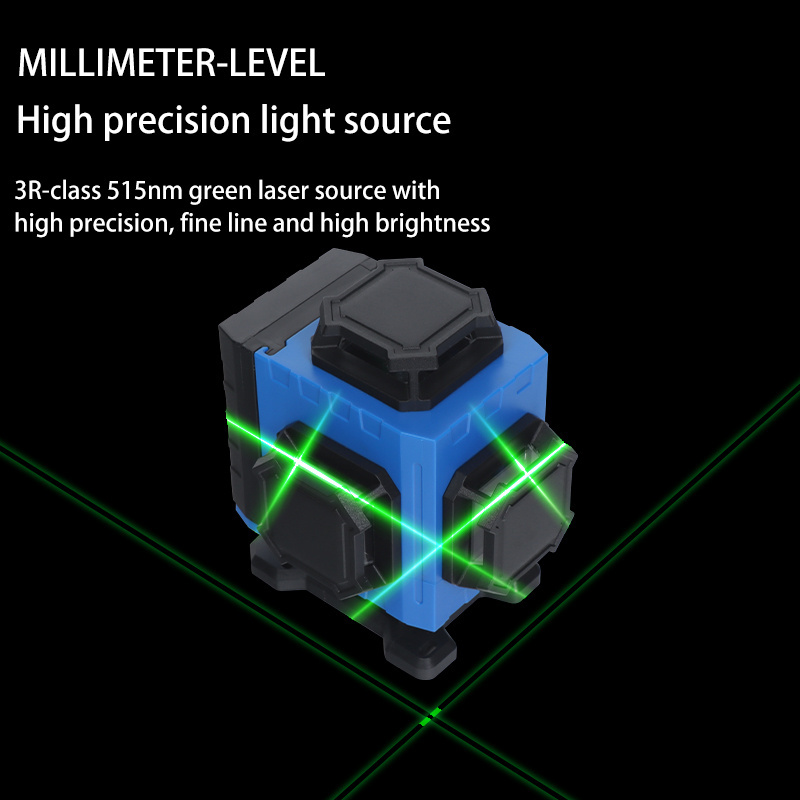 16 crossed green beam 4D  intelligent voice multi-functional laser level fengbang