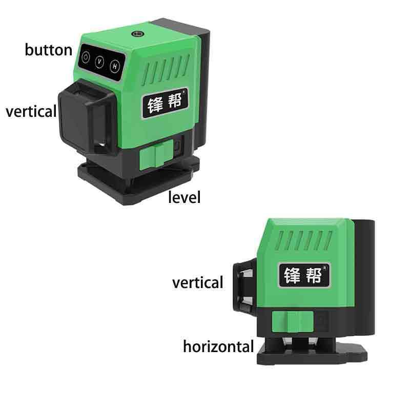 Mini Self leveling rotary green laser level 360 cross line cheap price 3D 12 line nivel laser 360