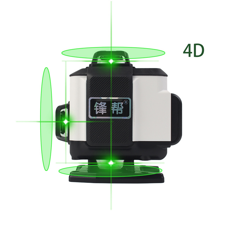 professional laser level 16 crossed line 4D electronic anping intelligent voice self leveling green beam nivel laser 360