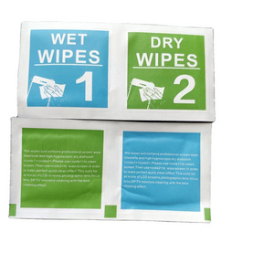 Dry and Wet Wipe for screen cleaning kits for electronic product display