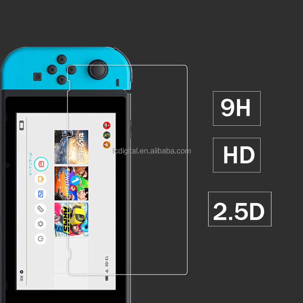 2.5D 9H Tempered Glass Screen Protector for Nintendo Switch Pantalla Protective Glass Cover Film for Nintendo Switch