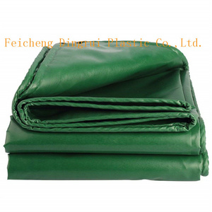 Dark Green PVC Tarpaulin PVC Polyester Canvas Truck Sheet