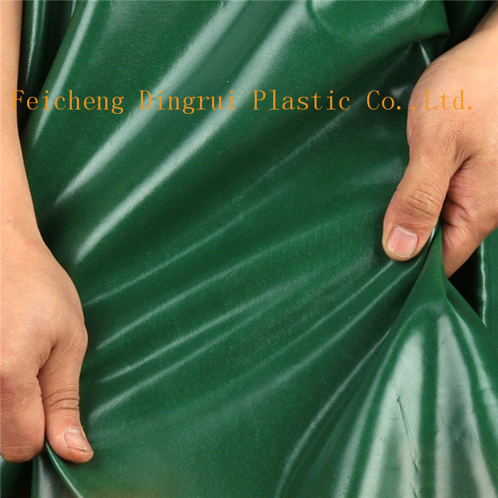 Dark Green PVC Tarpaulin PVC Polyester Canvas Truck Sheet