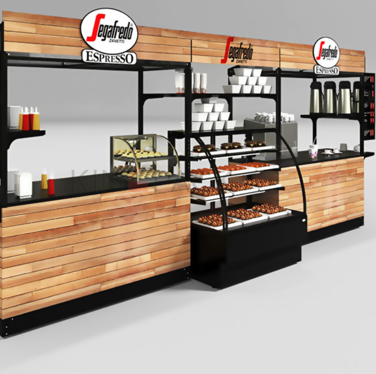 Manufacturing Coffee kiosk for sale cafe counter design modern coffee kiosk for sale