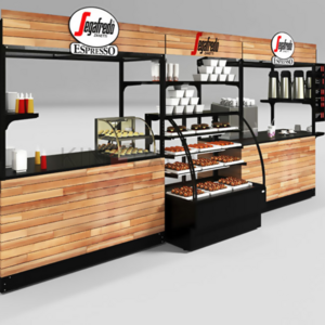 Manufacturing Coffee kiosk for sale cafe counter design modern coffee kiosk for sale