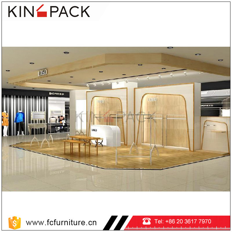 Retail clothing store display showcase ideas design for garment shop