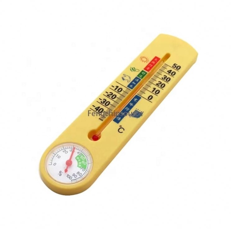 Red water alcohol thermometer moisture meter psychrometer thermometer 337 wall hanging send sticky hook thermometer chart