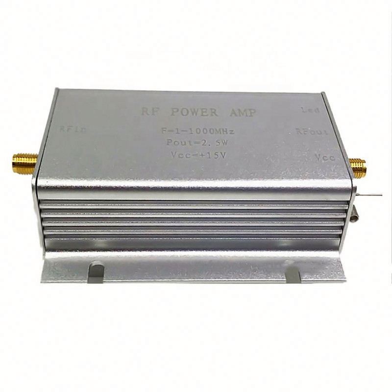 FM Wireless Remote Control Broadband Power Amplifier 1-1000MHz Low Power FM RF Amplifier 2.5W RF Transmitter Amplifier