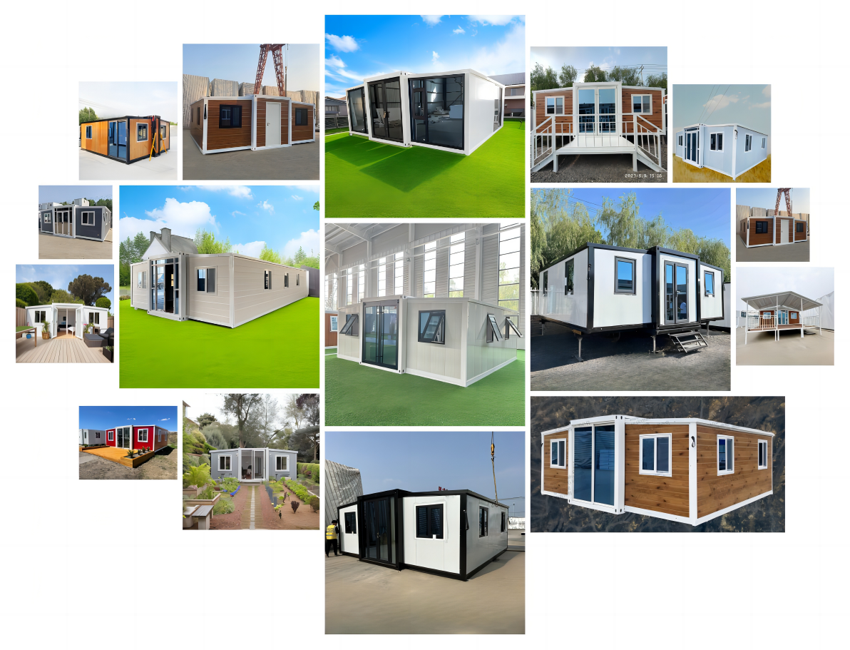 Prefab Houses two bedrooms 1 bathroom luxury 20/ 40ft prefab hotel folding container homes for sale expandable container house