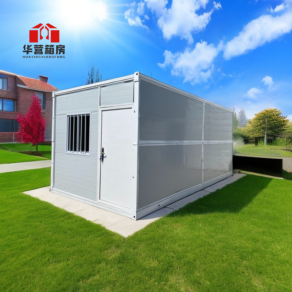 Easy Folding 40 Ft 20 Ft Prefab Container Expandable House Light Steel Folding Prefabricated Home Villa 5 Bedroom With Bathroom