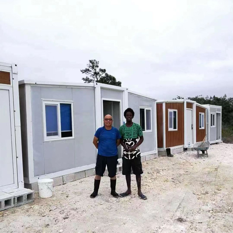 Low Cost Housing Technology Prefabricated Living Container House 40ft Expandable Homes With Au Specs