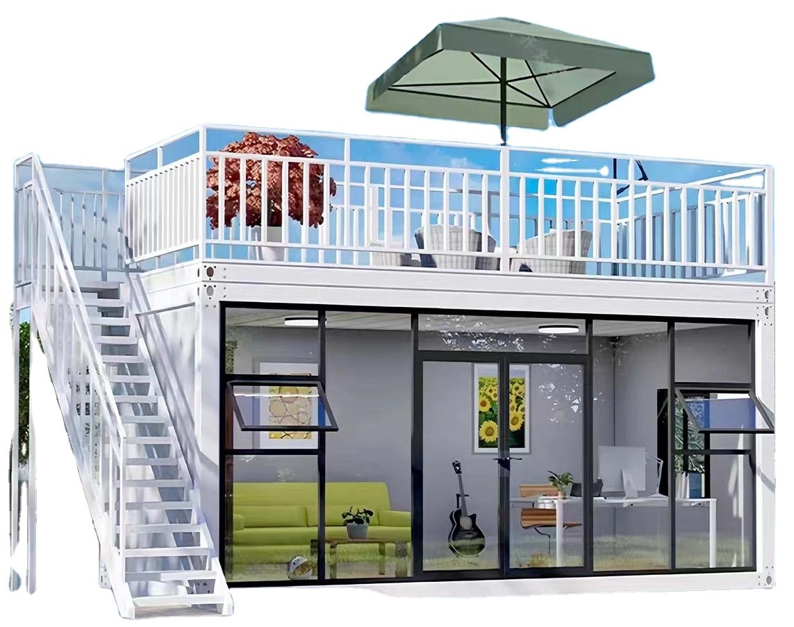 Quick Build Light Steel Prefabricated Modular Home Meeting Booth Container House Coffee Shop Pack Office