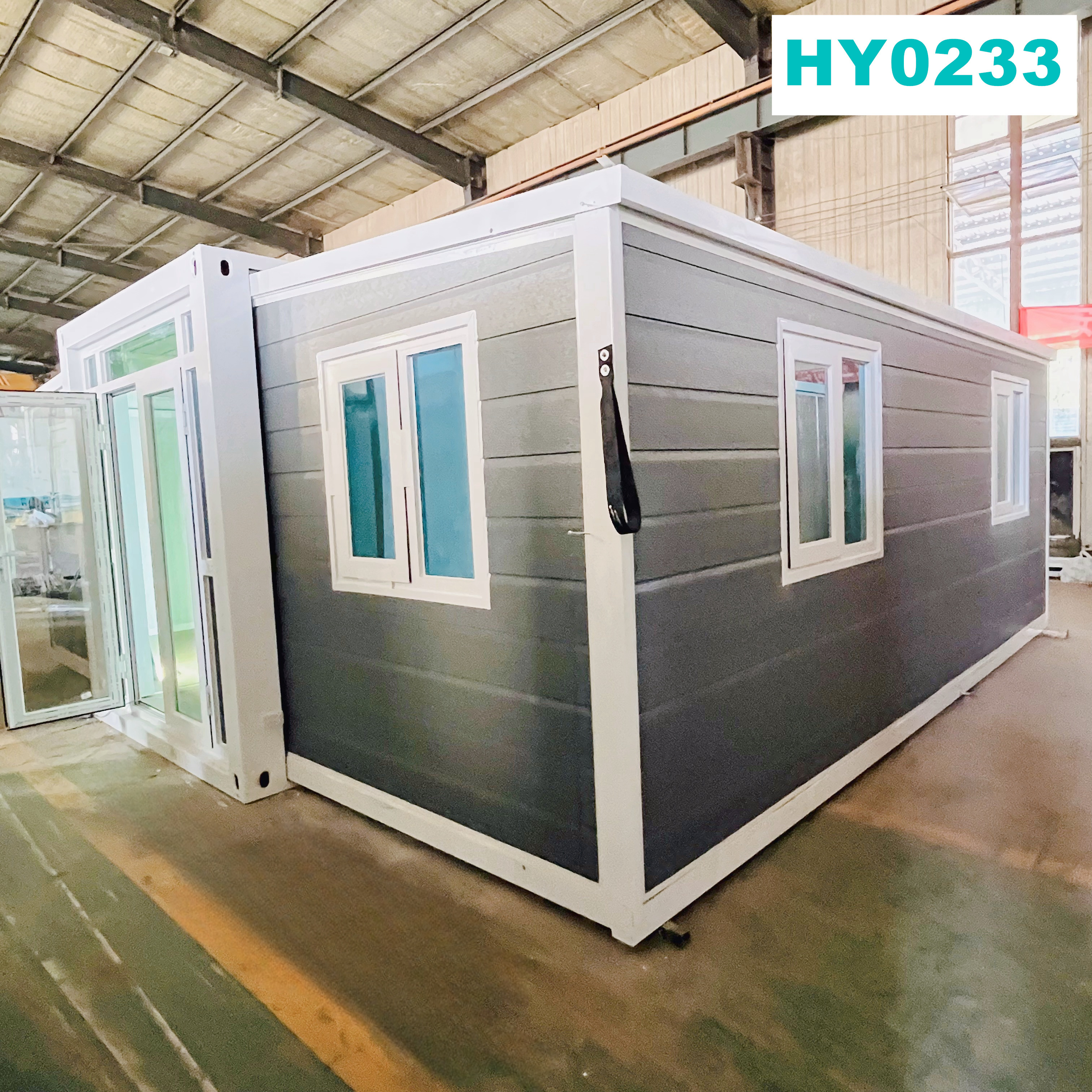 Expandable Flat Pack Prefab Module Home 30 Ft Container Expandable House with Solar Energy