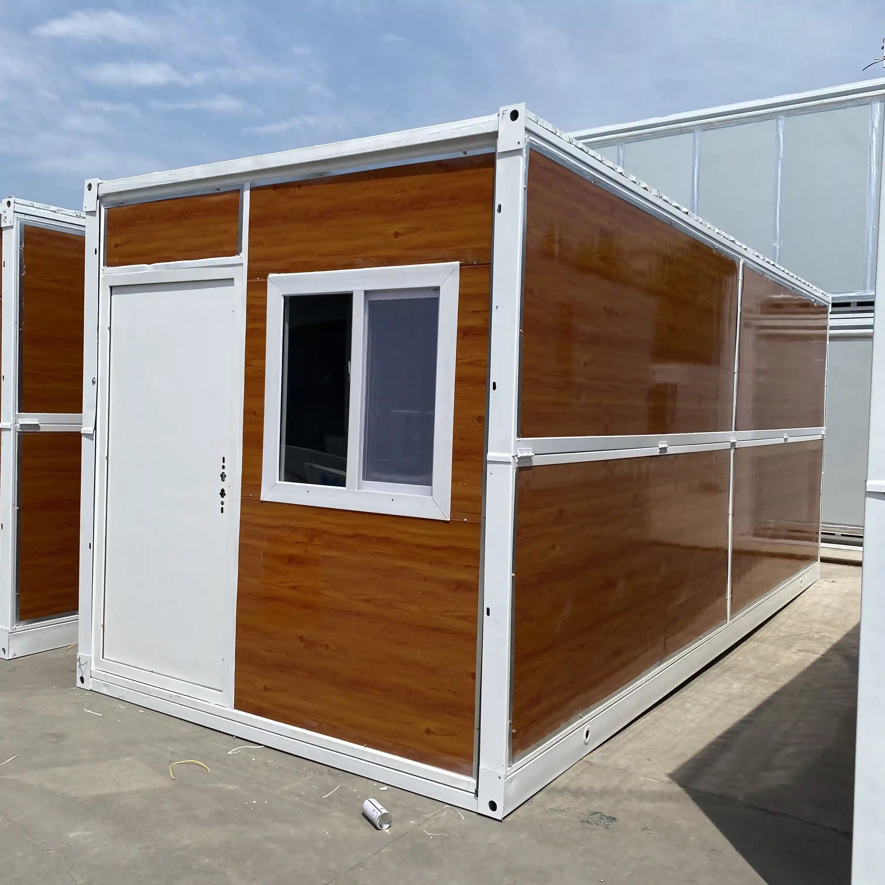 20ft 40 High Cube Ready Made Prefab Foldable Luxury Container House Prefabricated Modular Home Folding Container House