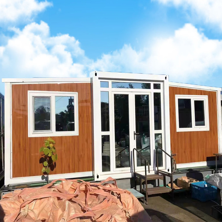 Low Cost Housing Technology Prefabricated Living Container House 40ft Expandable Homes With Au Specs