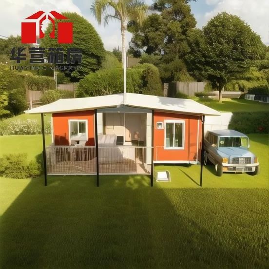 Easy Folding 40 Ft 20 Ft Prefab Container Expandable House Insulated Mobile Villa Prefabricated Home 3 Bedroom With bathroom