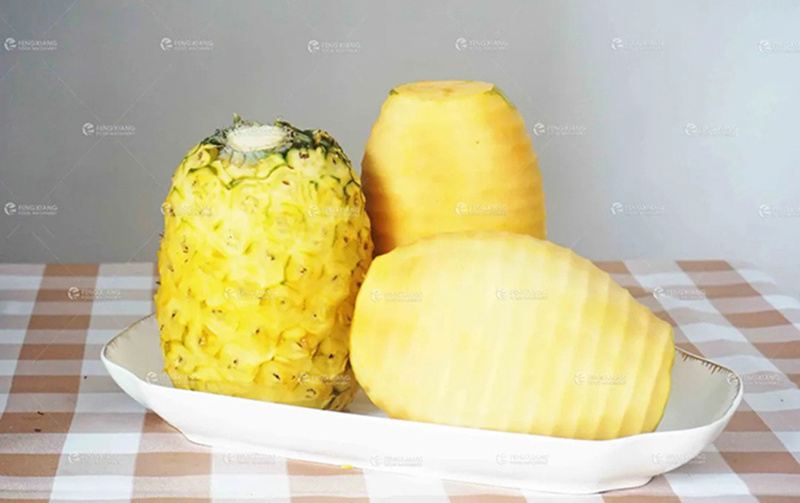 Mini FXP-66 pineapple peeling machine melon peeling machine honey dew melon peeling skin machine with small size