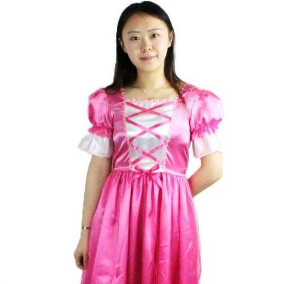 Custom adult birthday party dresses pink princess cosplay fairy maiden party costume