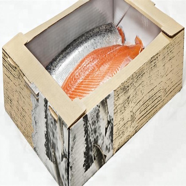 Supermarket transport waterproof seafood fish shrimp boxes From Qingdao Factory