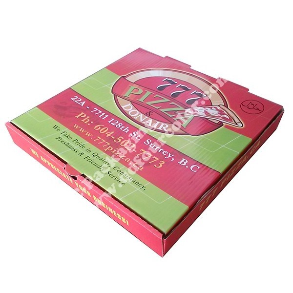 Pizza Box Manufacture Custom Printed With Logo Design Cheap Price Pizza Packing Boxes Colors Printing