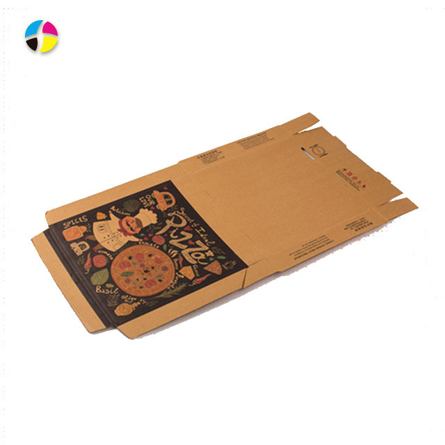 Pizza Box Manufacture Custom Printed With Logo Design Cheap Price Pizza Packing Boxes Colors Printing