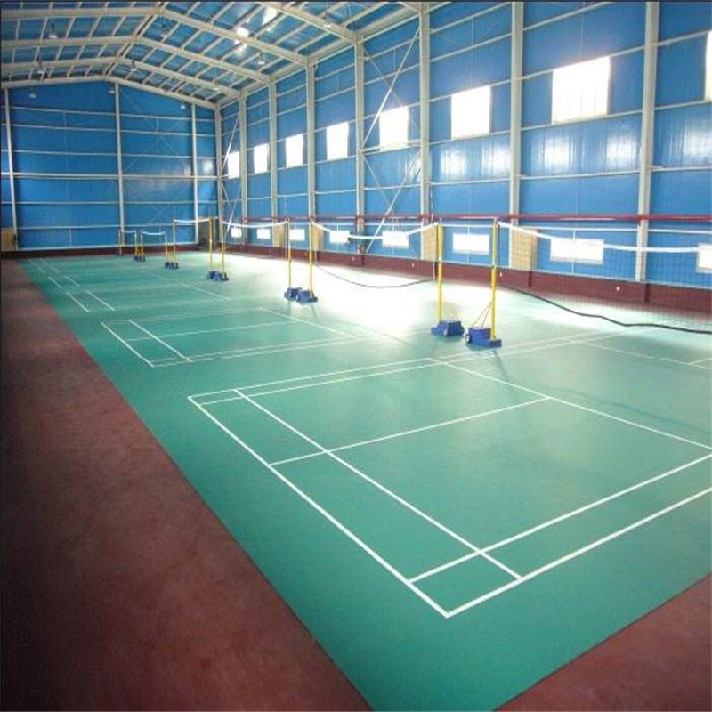 production machine gym artificial grass sports flooring padel court-floor-paint