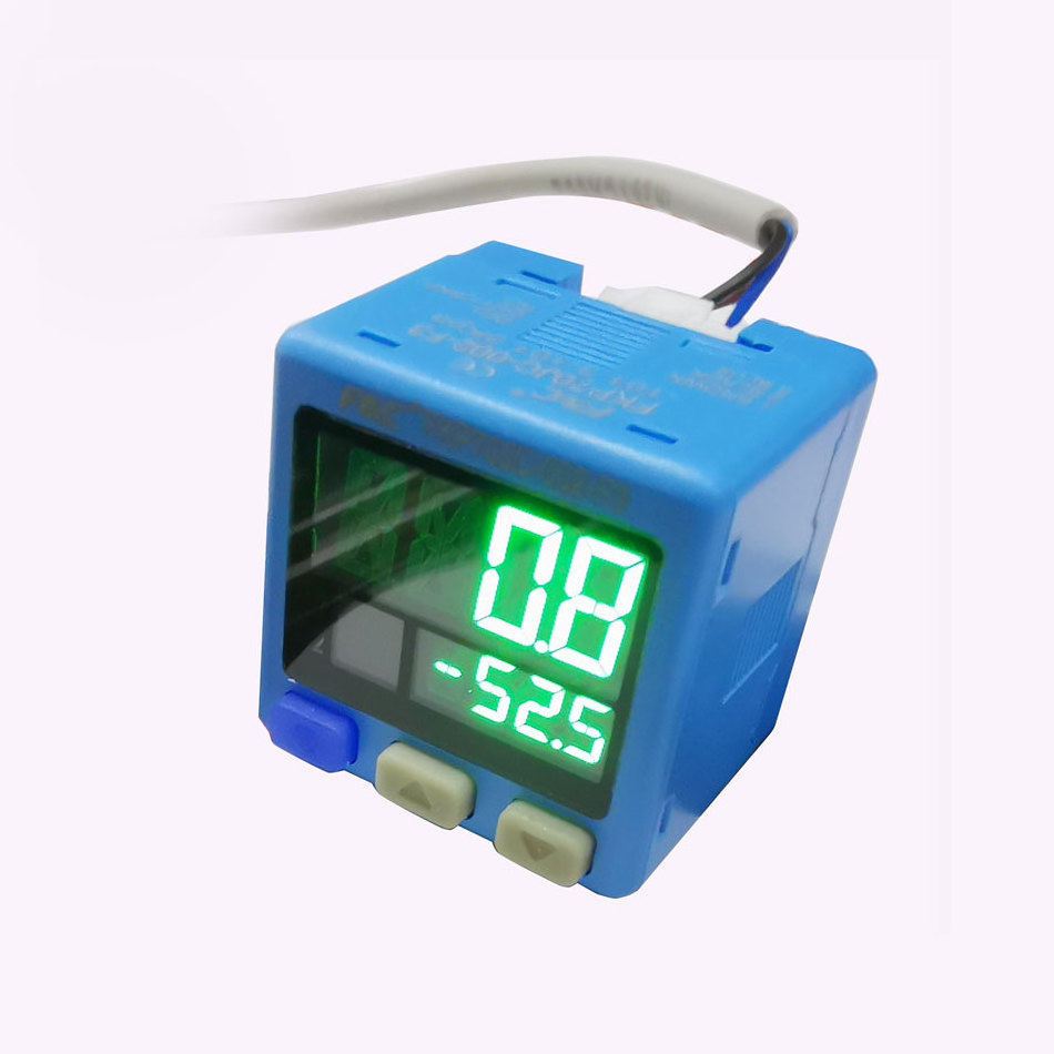 FKP70  -100.0 ~ 100.0KPa Gas Fluid Pressure Sensor Switch, 3-digit display, G1/8 M5 interface gassy Pressure Transducers