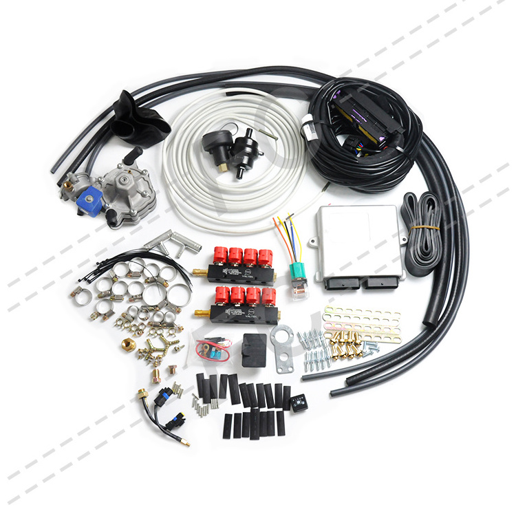 FC 8 cyl aeb lpg and cng kit conversion kit for cars automobile complete GDI conversion kit for car ecu reducer inject