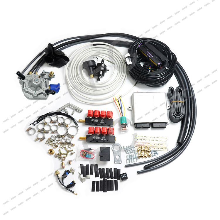 FC 8 cyl aeb lpg and cng kit conversion kit for cars automobile complete GDI conversion kit for car ecu reducer inject