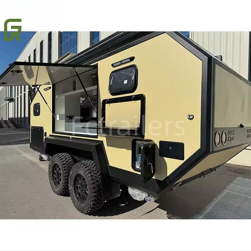 New Luxury Mini Caravan Travel Trailer Custom Off Road Camping Trailer Camping