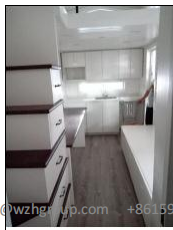 Hot sell tiny house on wheels multi-functional teardrop bilayer multifunctional trailer camper