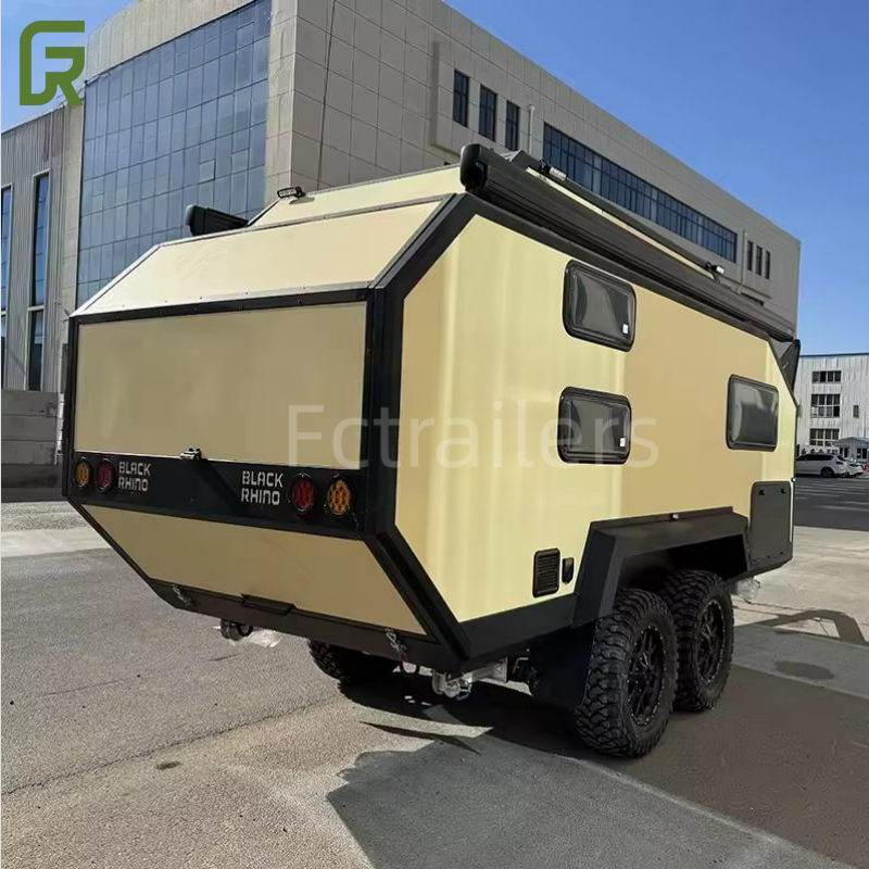 Factory Best Price Mobile House Luxury Caravan Travel Trailer Customizable Color