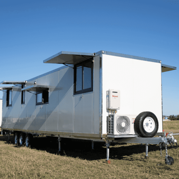 10.9m Mobile Cabin / 1 or 2 Bedroom Granny Flat Container Studio Tiny House Office camper trailer caravan with kitchen bathroom