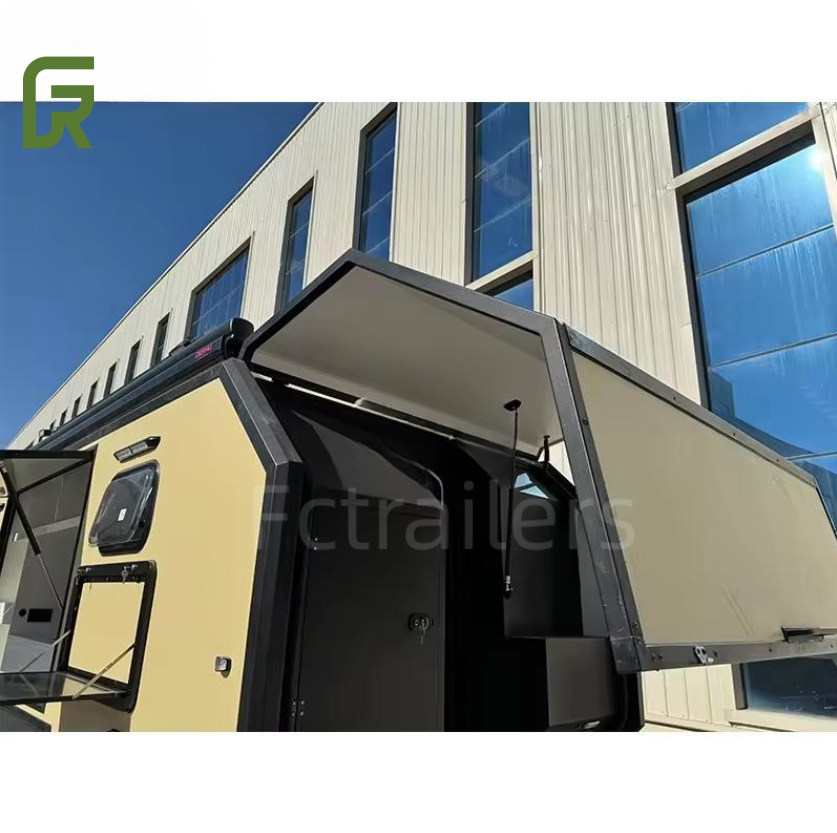 Factory Best Price Mobile House Luxury Caravan Travel Trailer Customizable Color