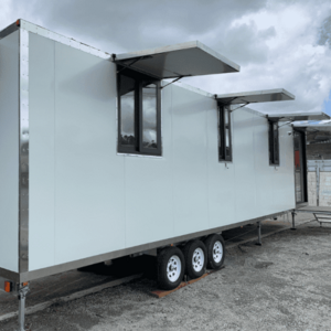 10.9m Mobile Cabin / 1 or 2 Bedroom Granny Flat Container Studio Tiny House Office camper trailer caravan with kitchen bathroom