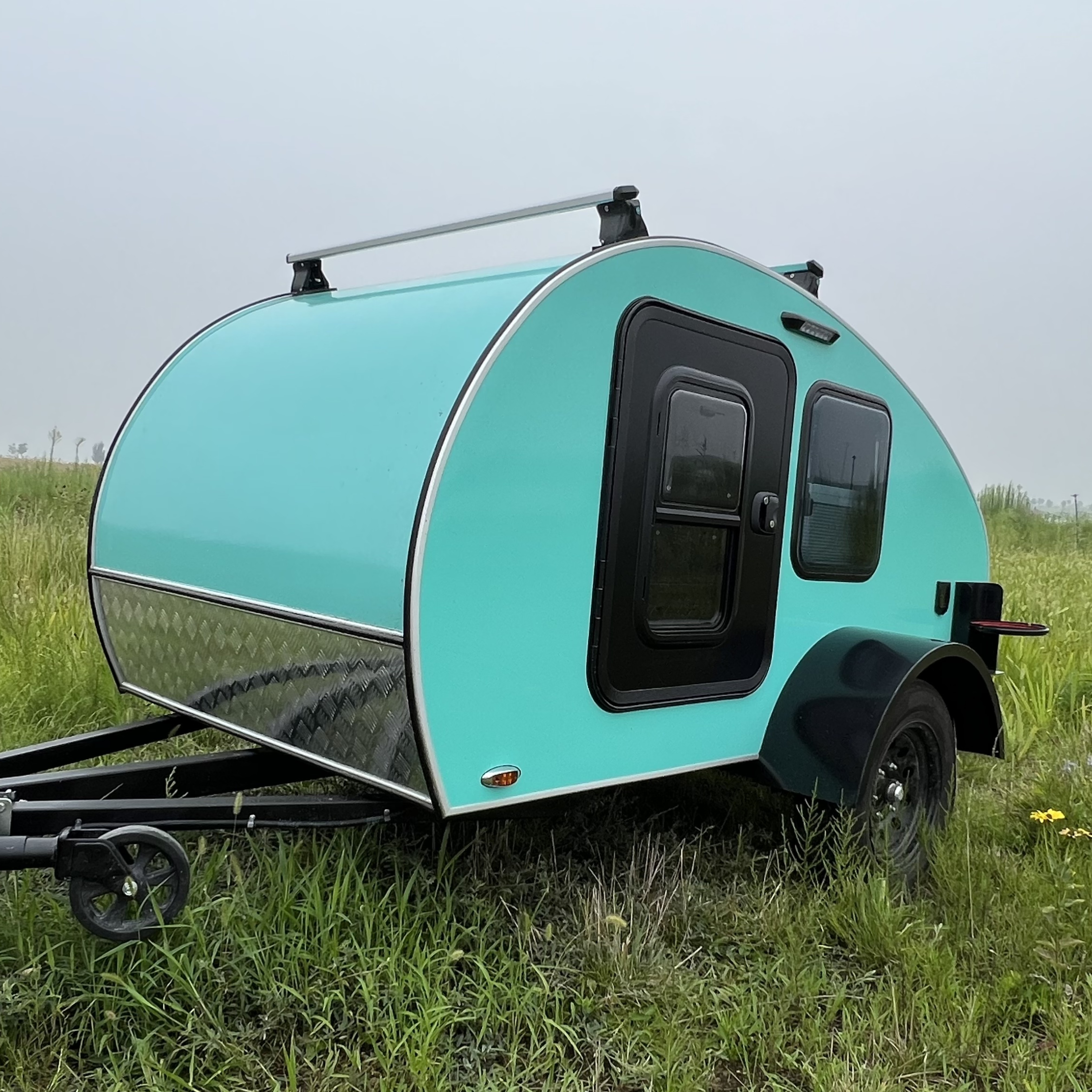 Australian Compact  2 Person Fiberglass Off Road  Pop Top glaming mini camper van for sale