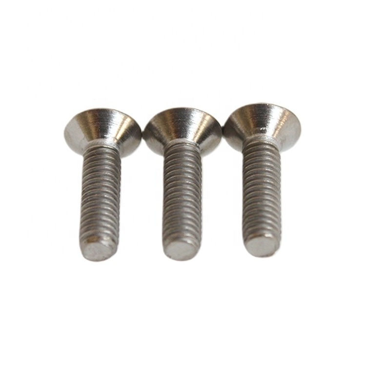 Rust resistant JIS B1111 JMF M3x15 cross recessed countersunk flat head GR1 GR2 titanium bolts screws for industry