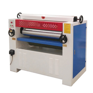 wood door glue spreading machine/ wood roller glue spreader for wood door making