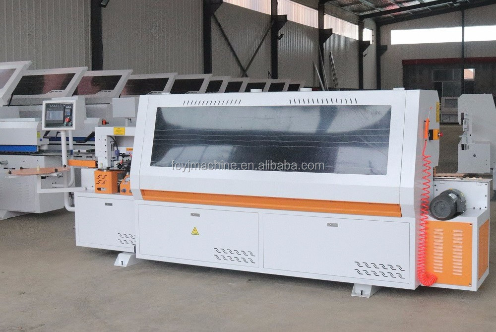 automatic linear edge banding machine with PUR glue melting