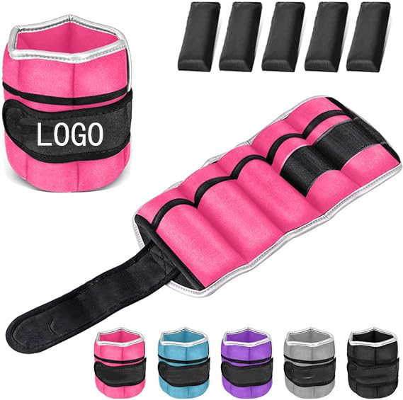 Wholesale High Quality Custom Logo Ankle Weights And Neoprene Adjustable Strength Training Wrist For Running And Lifting