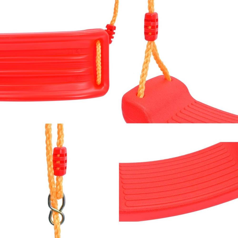 FDFIT Plastic Children Swing Set Slackline Kit Hanging Swing Chair For Kids Playground Amusement Equipment Accessories