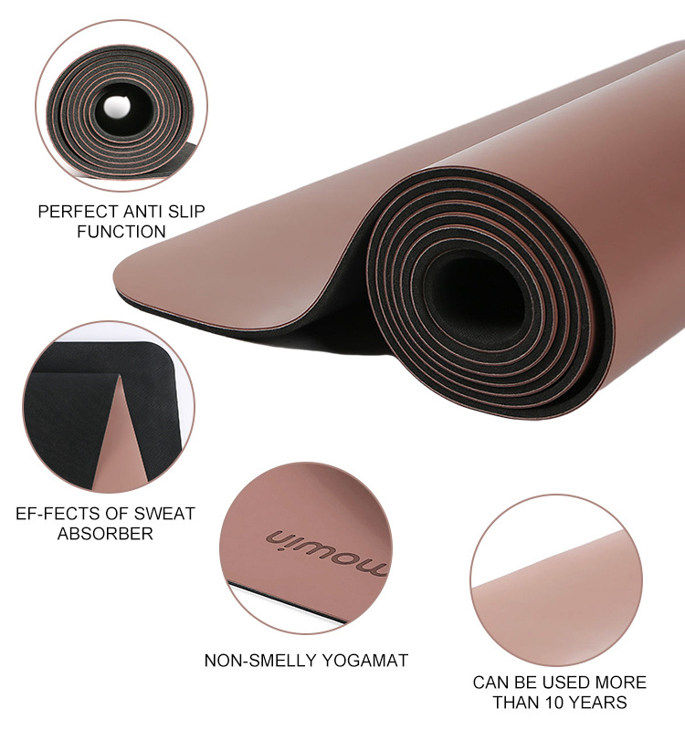 Eco friendly german pilates yoga matt tapis fitness mat de yoga mate yogamat Custom large gym warrior pu natural rubber yoga mat